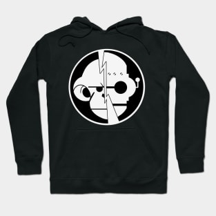 Tales of Monkeys Fighting Robots Icon Hoodie